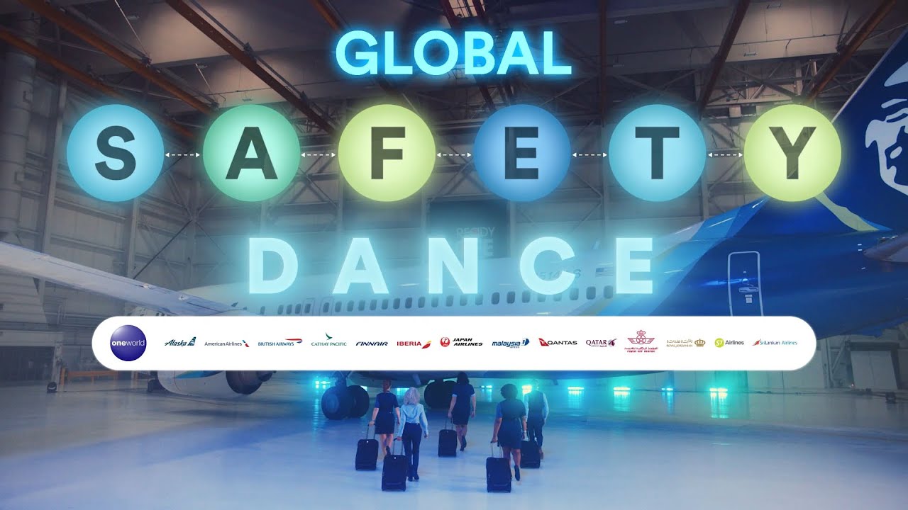 Alaska Airlines and oneworld Global Safety Dance