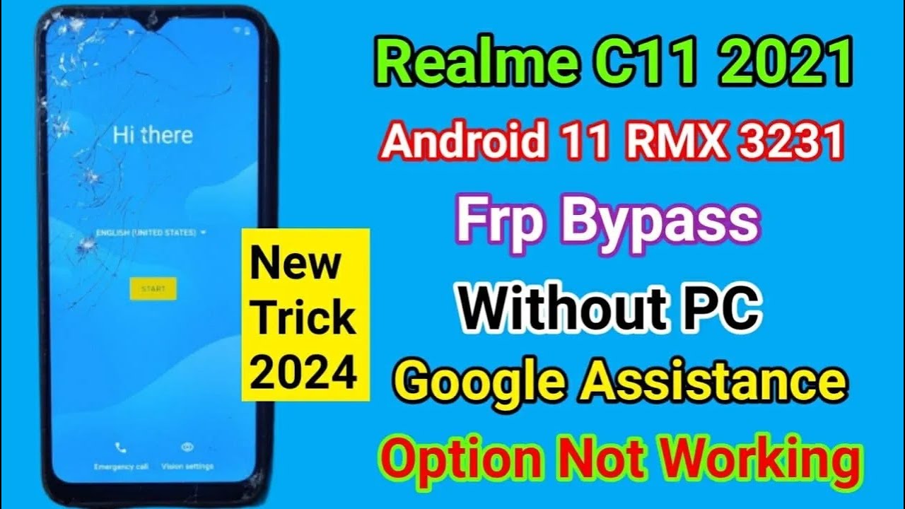 Realme C11 2021 FRP Bypass 2024 | Android 11/12 || Realme C11 Google Account Bypass Without Pc
