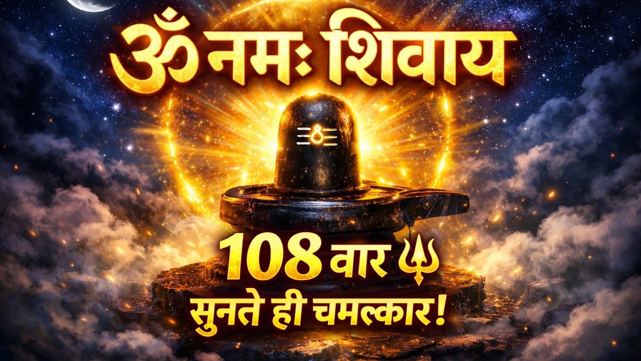 ॐ नमः शिवाय 108 बार 🔱 | महाशिवरात्रि विशेष मंत्र जाप | हर हर महादेव | ईश्वर वाणी