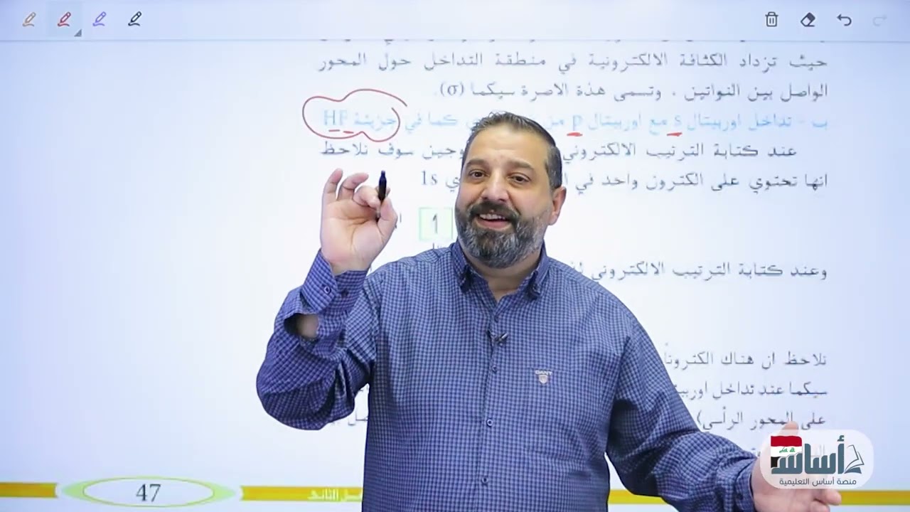 كيمياء الخامس العلمي// الفصل الثاني/ المحاضرة 9/ نظرية الاصرة التكافؤ