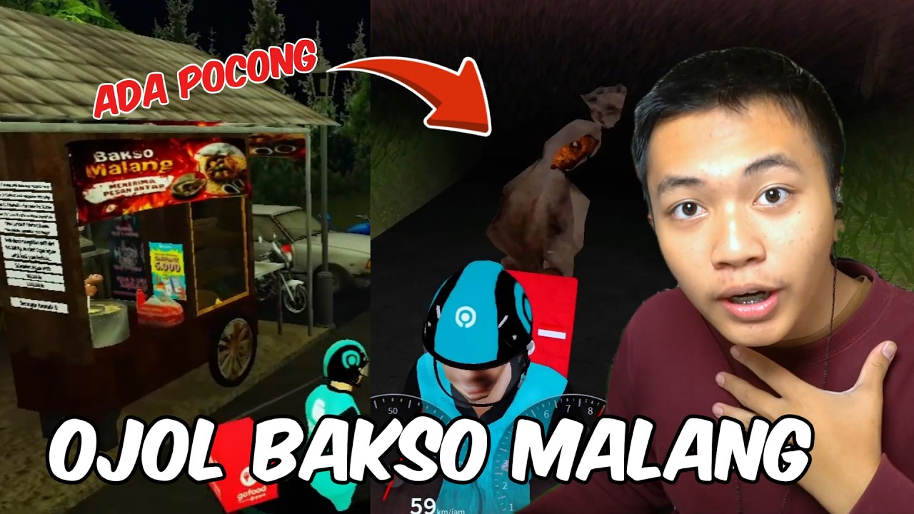 Diwan Jadi Ojol Bakso Malang Ketemu Banyak Hantu !!