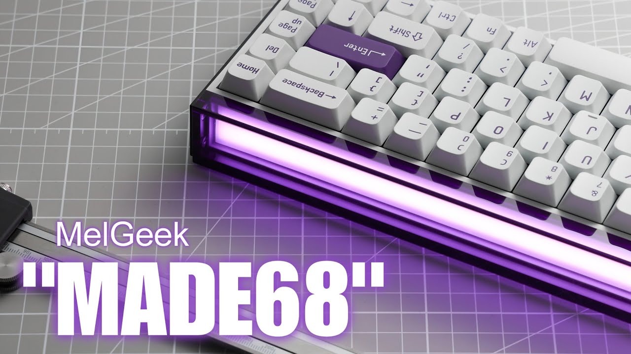 En İyi Manyetik Oyuncu Klavyesi! Fütüristik Tasarım & Düşük Gecikme! MelGeek MADE68