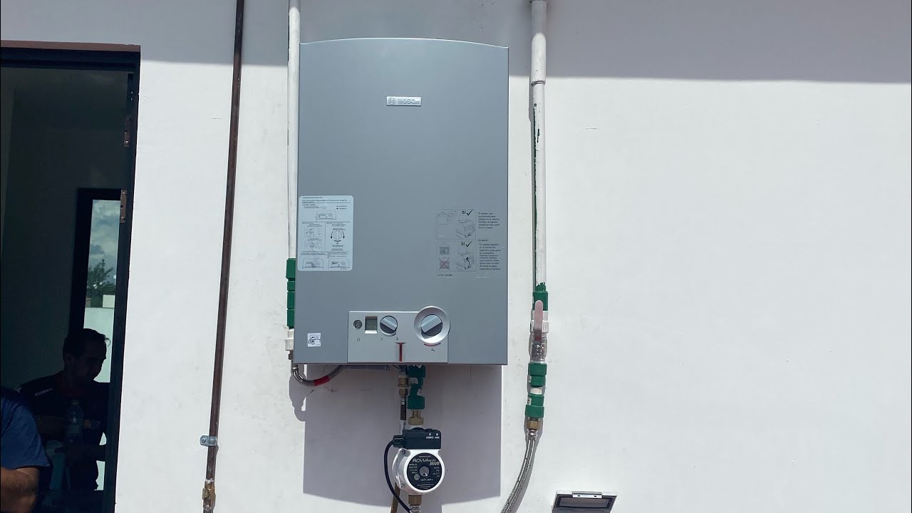 Instalación de presurizador mini Rowa Rw9 para calentador