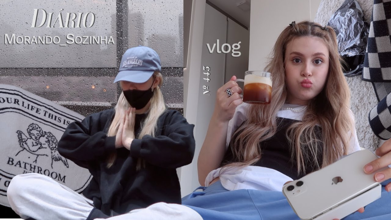 VLOG _ Diário Morando Sozinha [ mta chuva, novo iphone, mais compras casa e mercado 🛒 , yoga, etc]