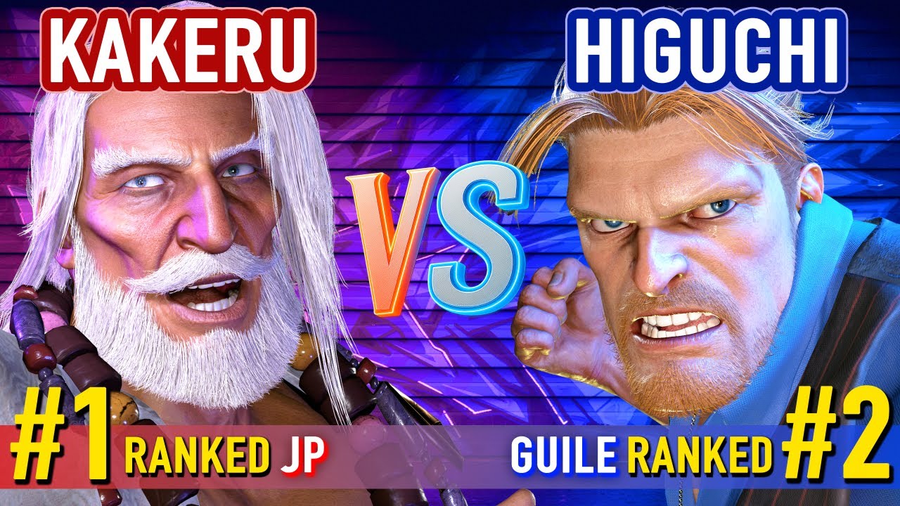 SF6 ▰ KAKERU (#1 Ranked JP) vs HIGUCHI (#2 Ranked Guile) ▰ High Level Gameplay