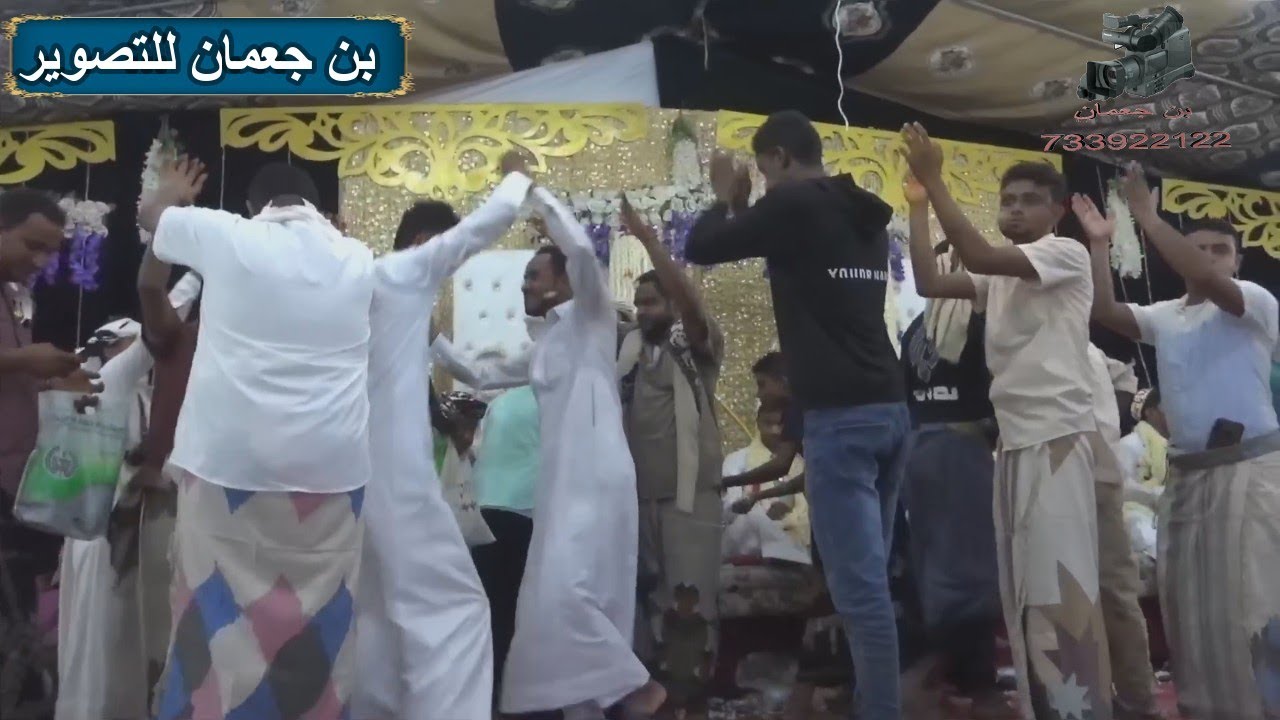 الفنان حماده سعيد يرقص شباب الكيبنيه كامل  اغنيه ما شاش انا حب وروح العب افراح ال المرزوقي الكيبنيه
