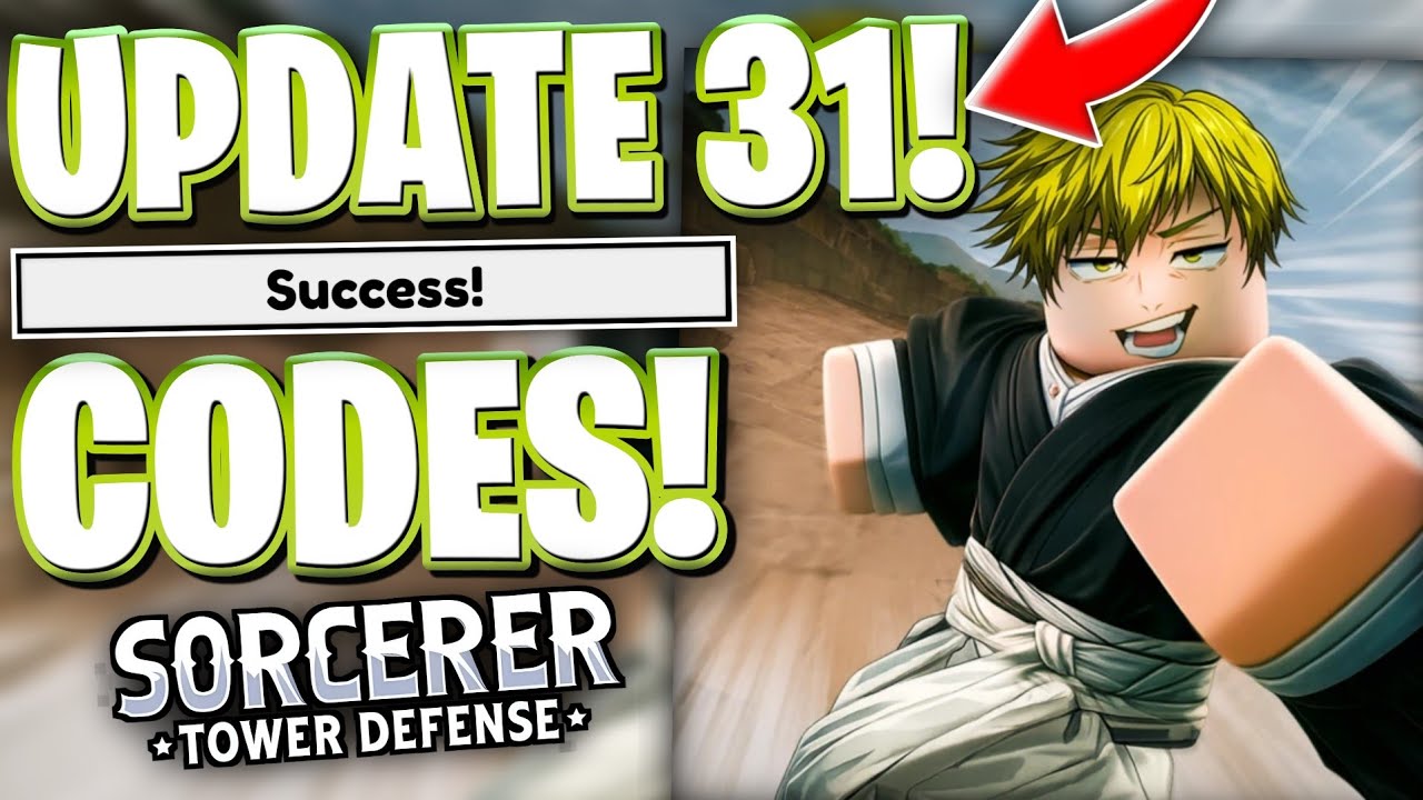 👑NAOYA! ALL PROJECTION SORCERER UPDATE 31 CODES FOR SORCERER TD! ROBLOX SORCERER TOWER DEFENSE CODES