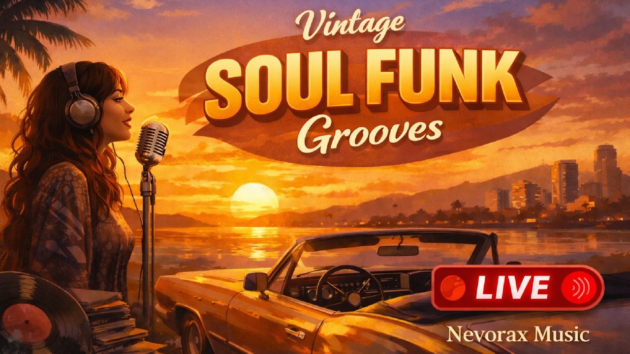 Vintage Soul Funk Grooves – Old School Rhythm & Smooth Funky Nights (Live Radio)