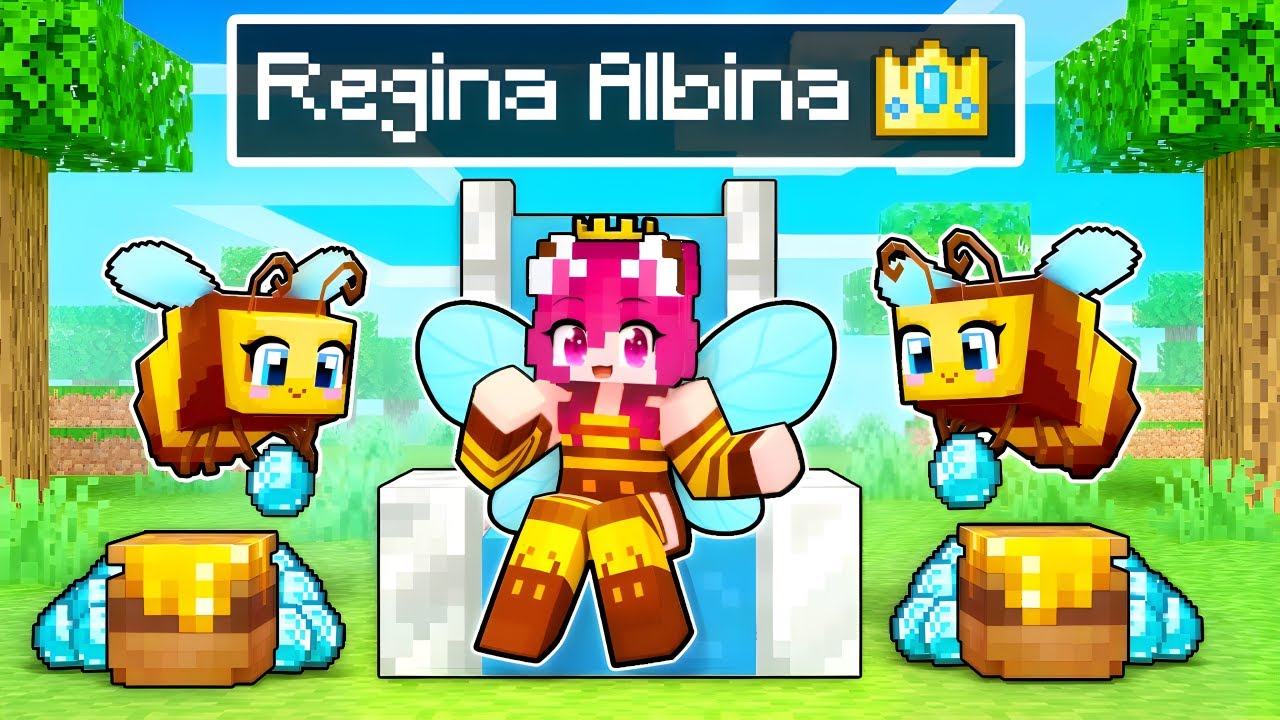 Sunt REGINA *ALBINELOR* in Minecraft!