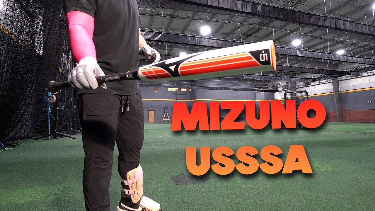 Отбиваем мяч с битой Mizuno Crbn Pro 2025 года | Обзор бейсбольной биты USSSA