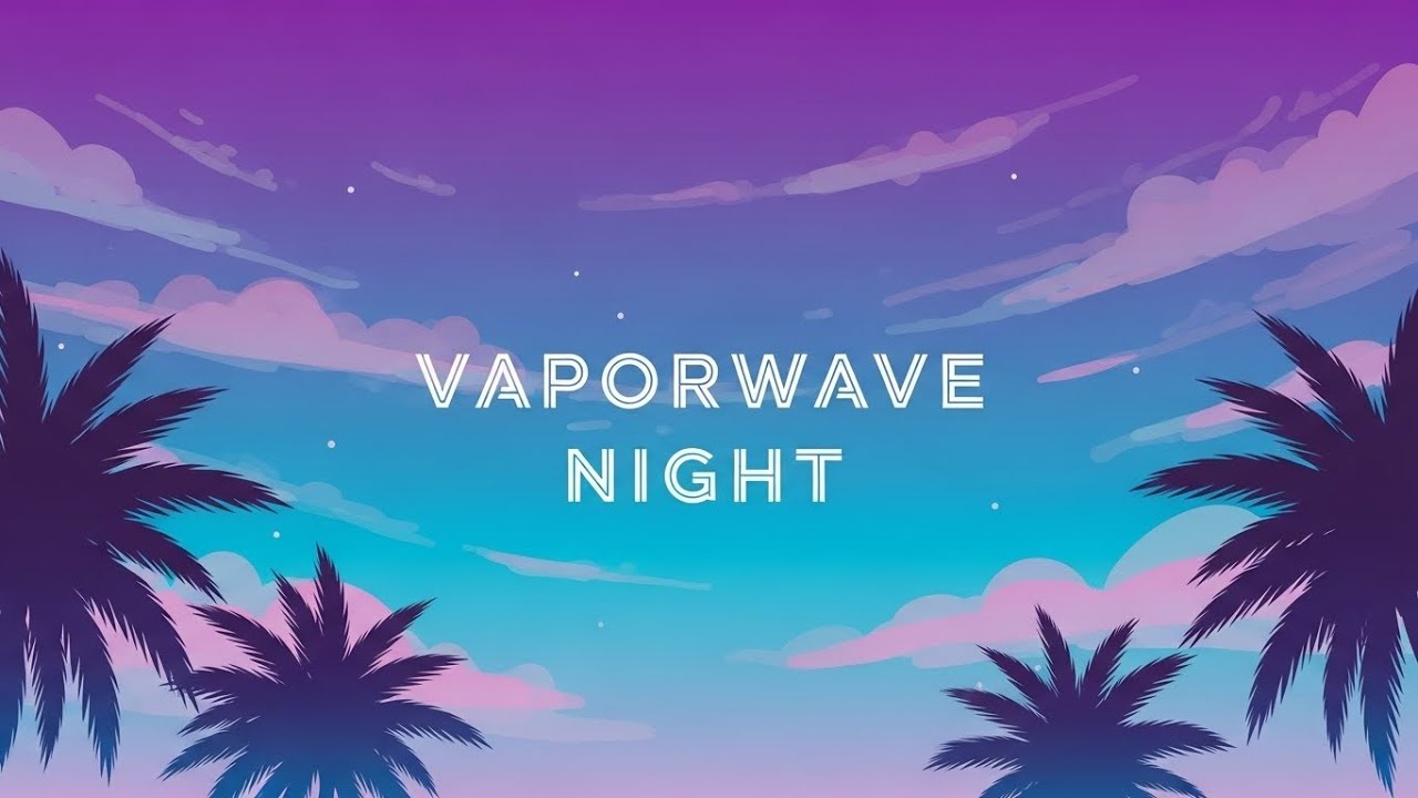 VAPORWAVE NIGHT | Quiet Streets VHS Glow Vaporwave Nostalgia Mix
