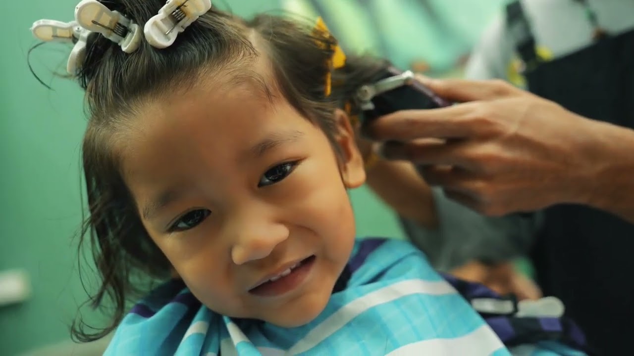 ตัดผมลูกครั้งแรก | First haircut my little boy