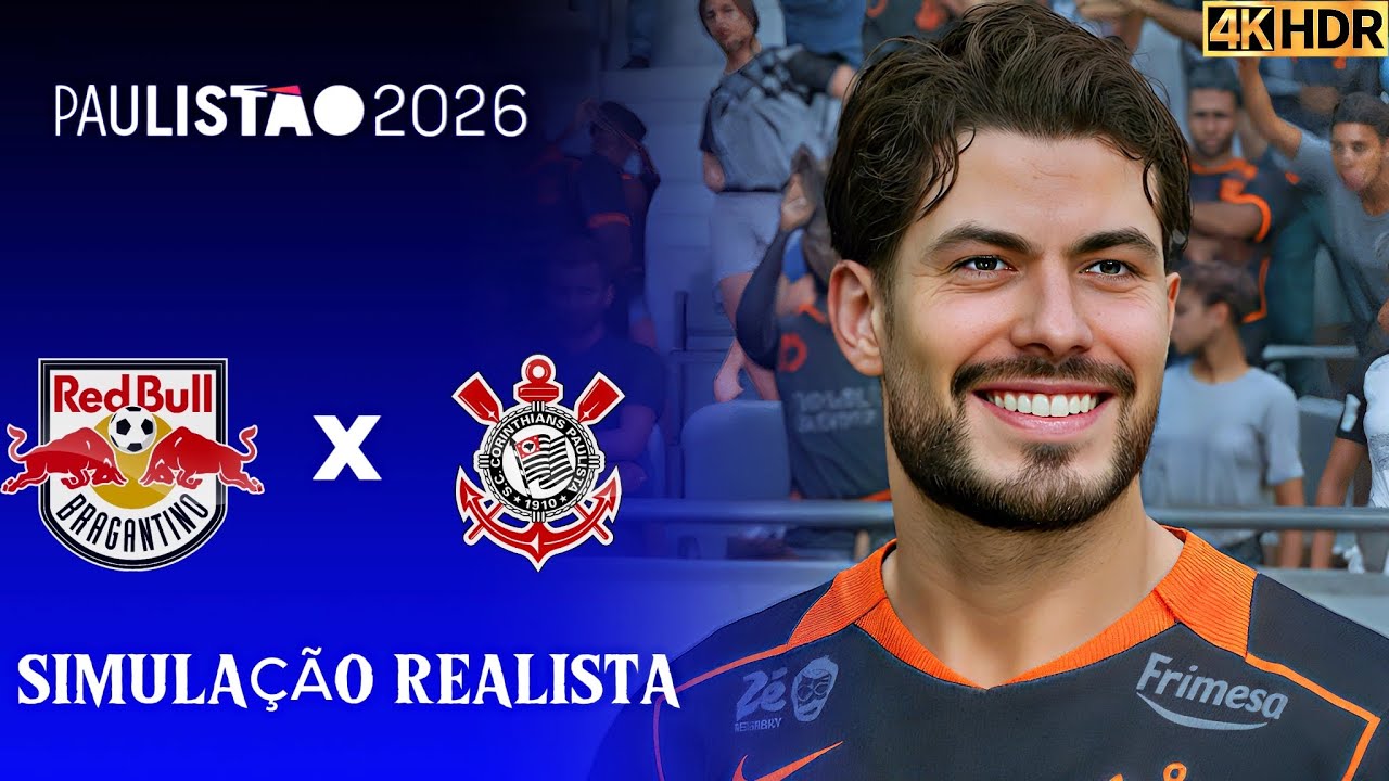 FC 26 - Red Bull Bragantino vs Corinthians | Paulistão 2026 | EA Sports FC 26 4K60FPS Simulação.