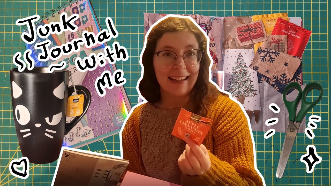 Junk Journal With Me (A cozy winter video)