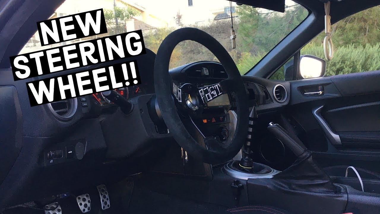 The FRS Finally Gets An Interior Mod! (Quick Release Steering Wheel + POV Driving)