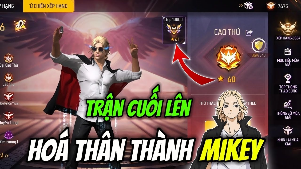Loger ho&aacute; th&acirc;n th&agrave;nh 'MIKEY' leo top TH&Aacute;CH ĐẤU  sever Indonesia!