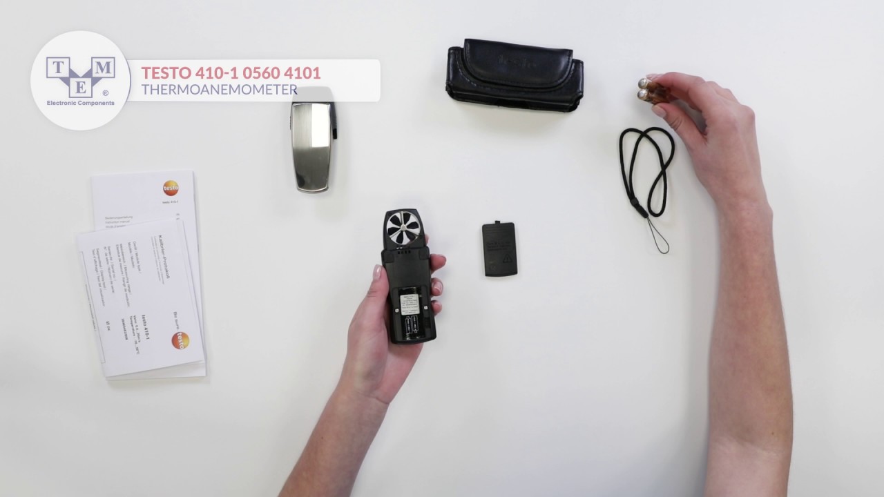 TESTO TESTO 410-1 0560 4101 - Thermoanemometer - UNBOXING