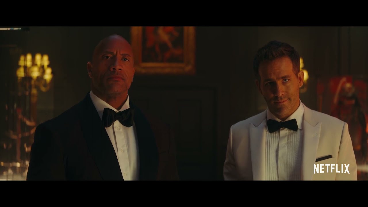 RED NOTICE | NETFLIX RED NOTICE FIGHT SCENE |  Dwayne Johnson, Ryan Reynolds vs Gal Gadot