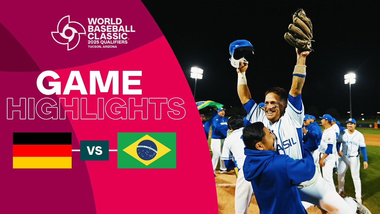 Germany vs. Brazil | 2025 World Baseball Classic Qualifier Highlights