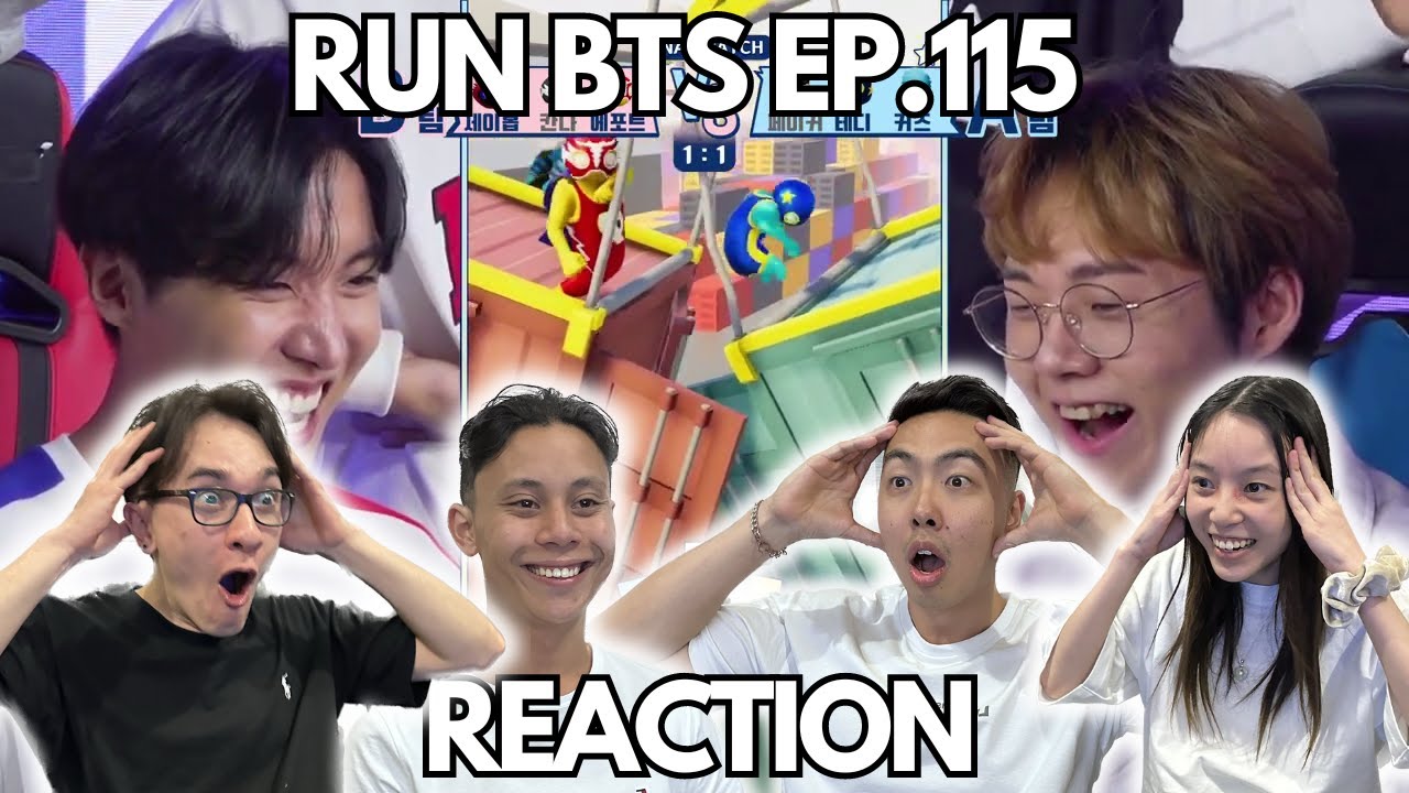 Run BTS! EP.115 {League Of Number} BTS & T1 REACTION!!