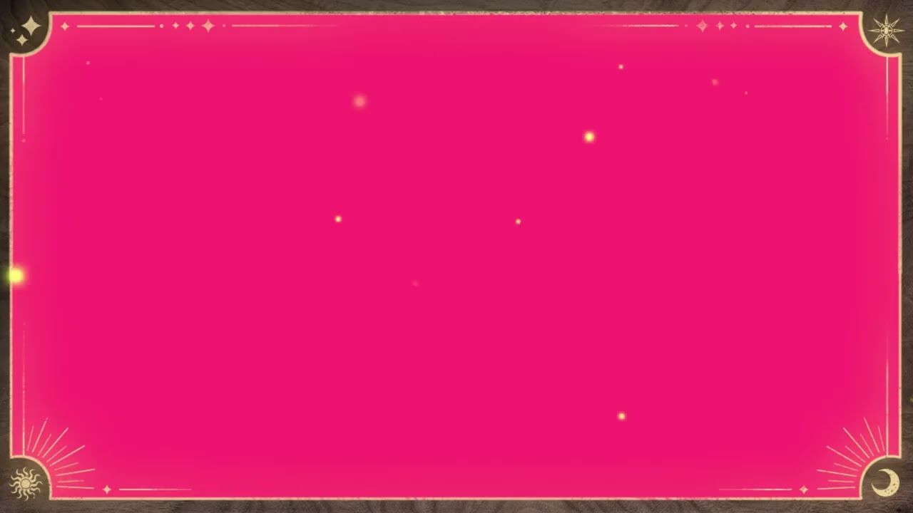 Pink Screen And Flying Gold Particles Wallpaper 💮💮 1 Hour  ├®    💚💗
