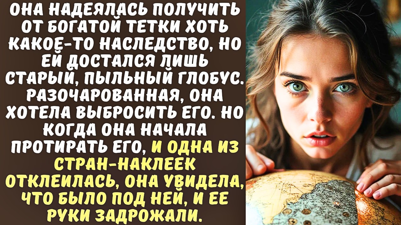 ДЕВУШКА унаследовала от тети только старый ГЛОБУС, а когда она протерла его от пыли...