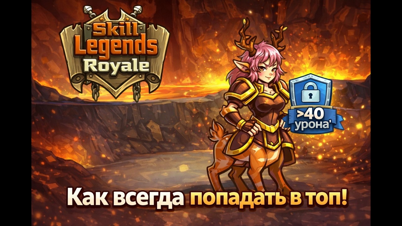 Как всегда попадать в топ 4 !!! || Skill Legends Royale