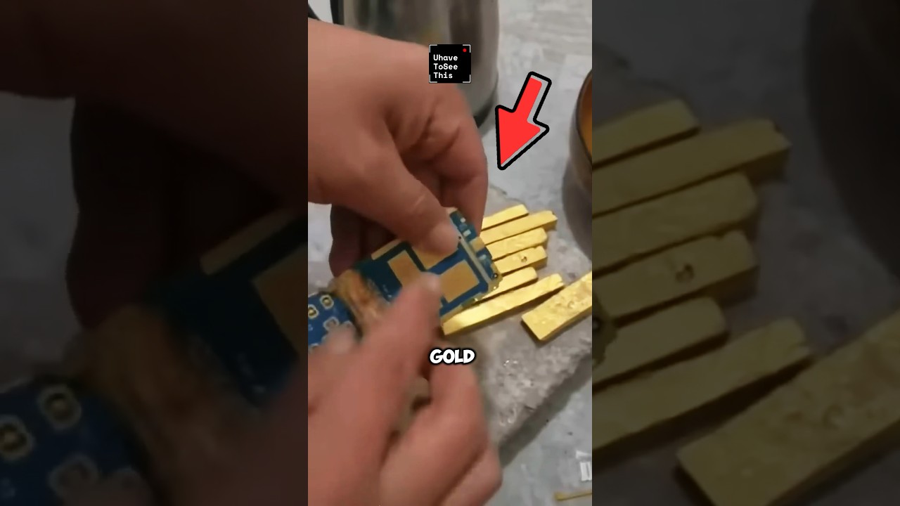 ⛏️Here's How to Extract Gold from Electronic Scrap⛏️