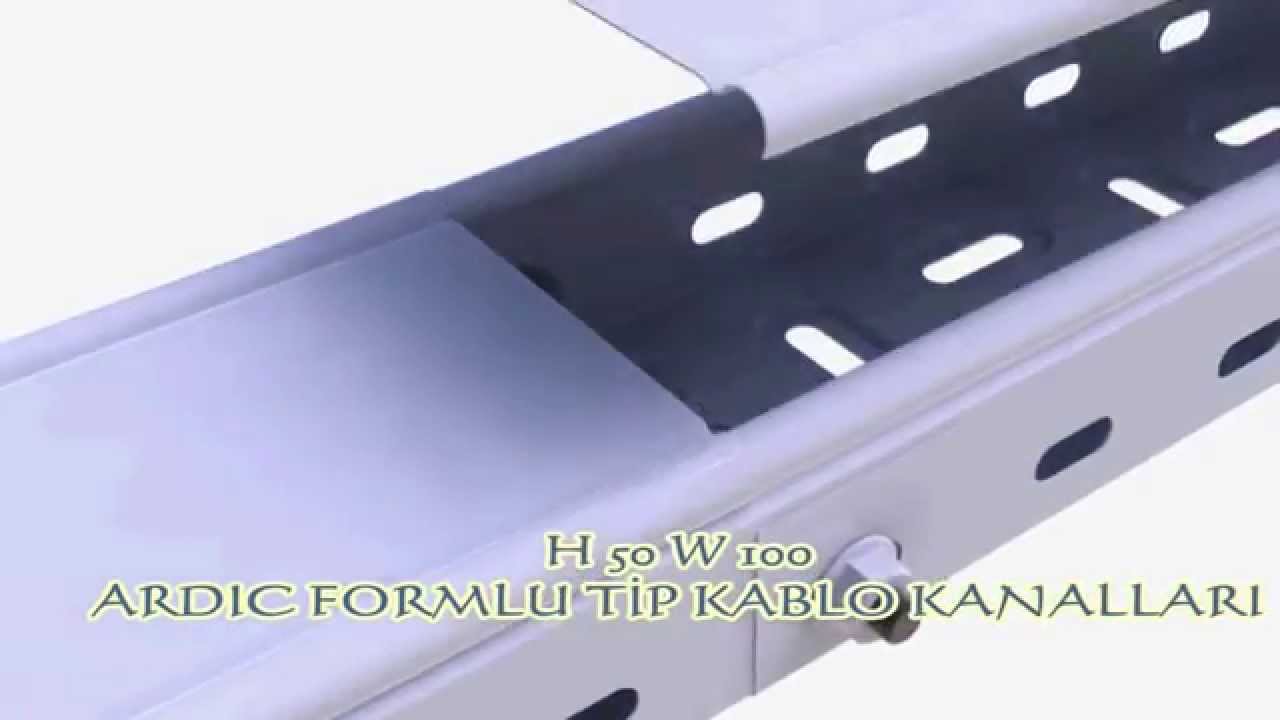 ARDI&Ccedil; ELEKTRİK H50 W100 INTEGRATED & EMBOSSED CABLE TRAYS