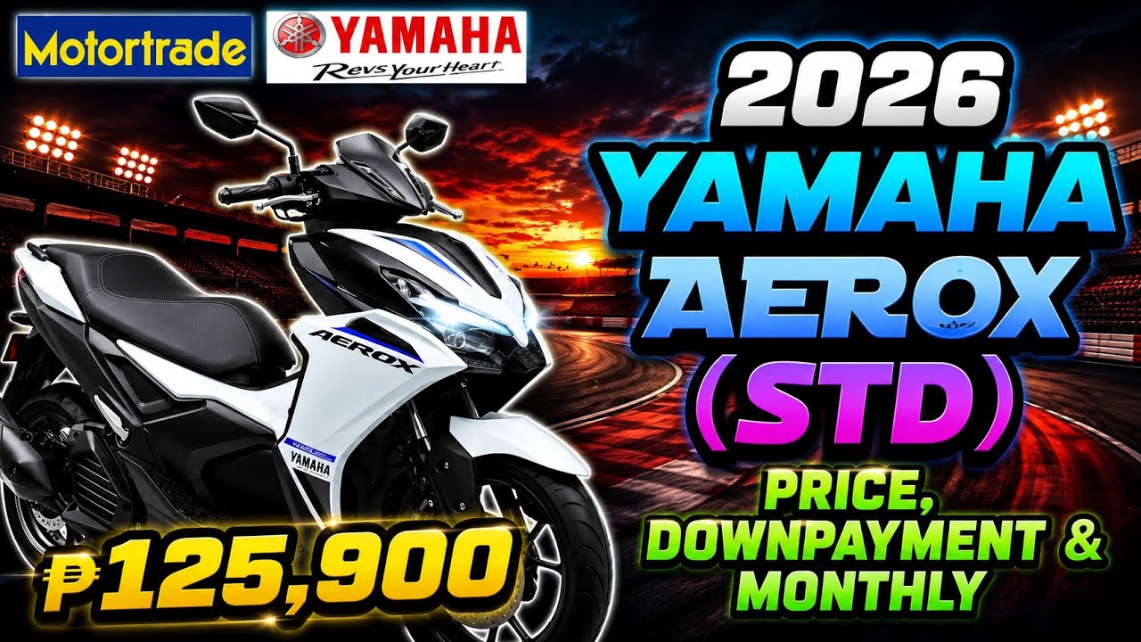 2026 Yamaha AEROX V3 Standard Price, Downpayment & Monthly | Philippines