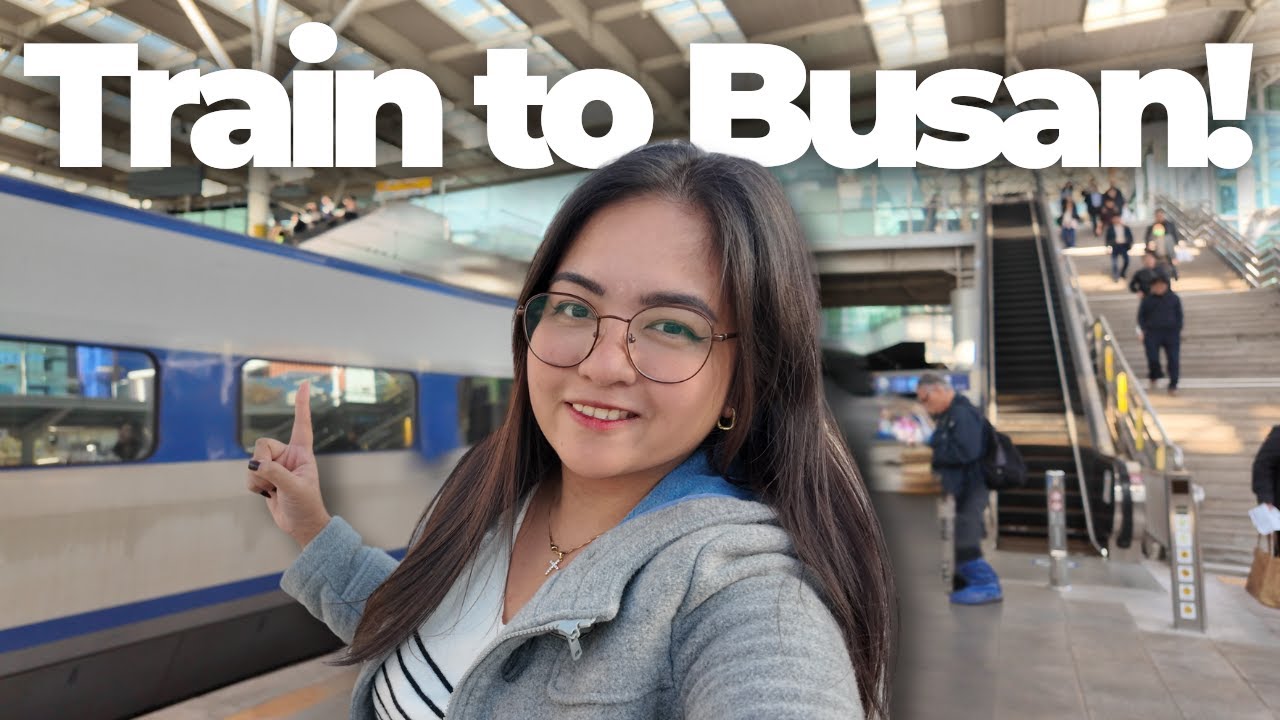 Train to Busan (KTX) Journey from Seoul + Where to Stay in Busan + Trying the famous Dwaeji Gukbap