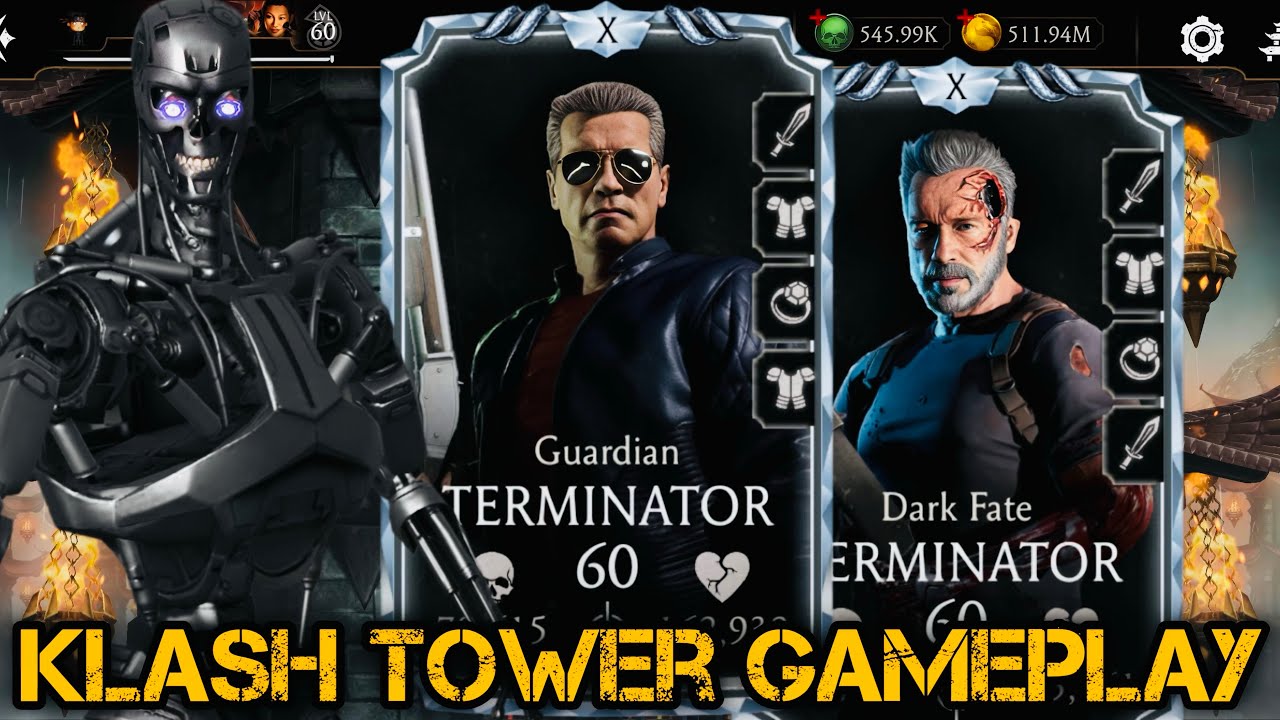 Duo Terminator’s Klash Tower Gameplay in Mortal Kombat Mobile | MK11 Frost Spec Ops Synergy🔥