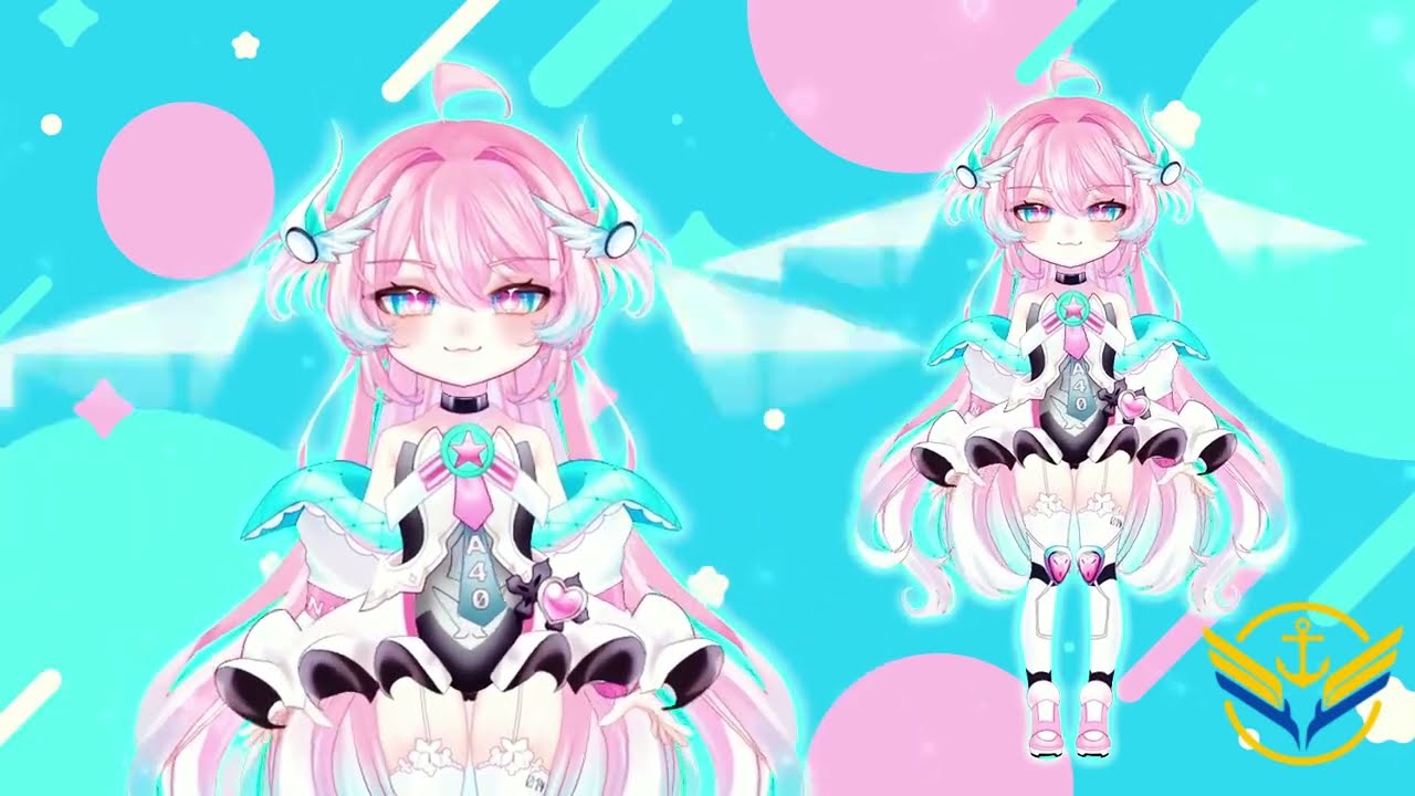 【 VTUBER MODEL SHOWCASE 】 Skyler-4 of VFLEET, hello big brother! 💗🪽