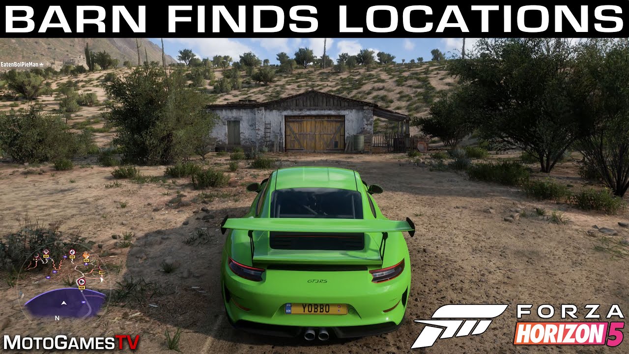 Forza Horizon 5 - All Barn Finds with Cutscenes