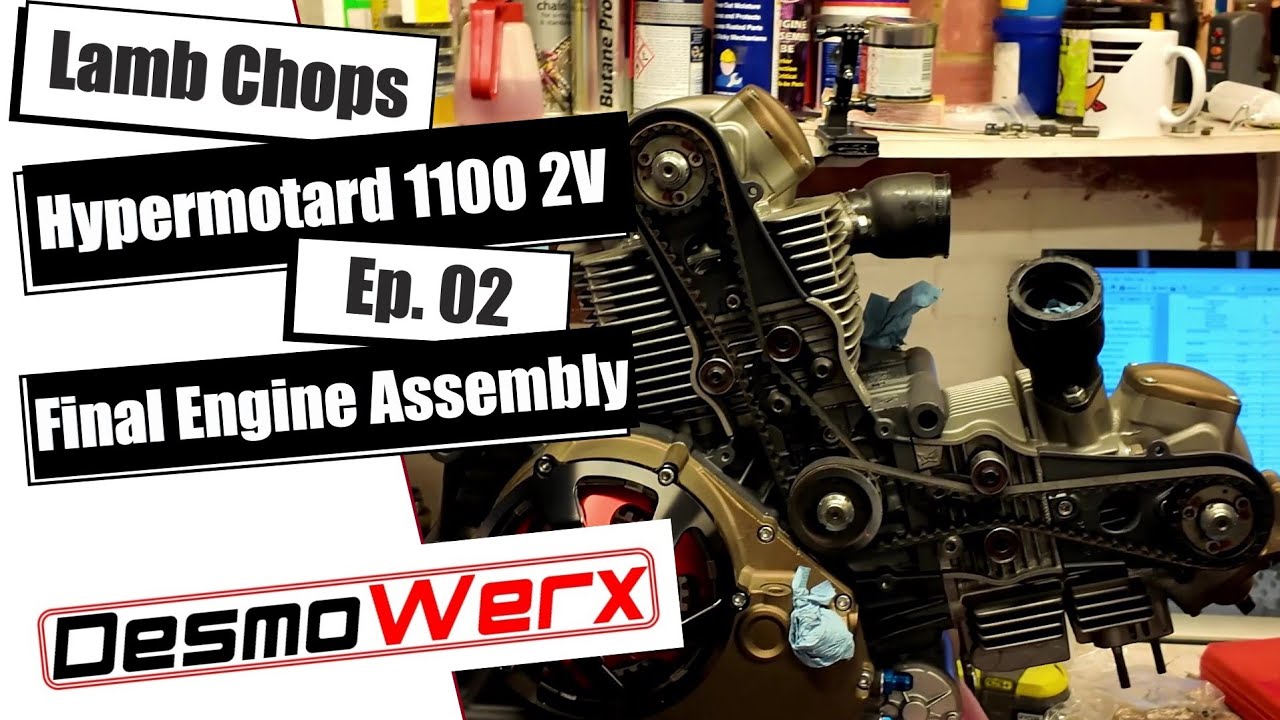 Ducati Hypermotard 1100 S Final Engine Assembly, Lamb Chops Rides Engine Build Episode 2