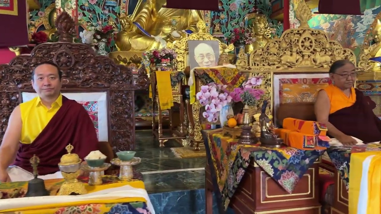 H.H.Kyabgon Sakya Gongma Trichen Rinpoche blessed Chime Gatsaling on 3/07/2025. 🌈