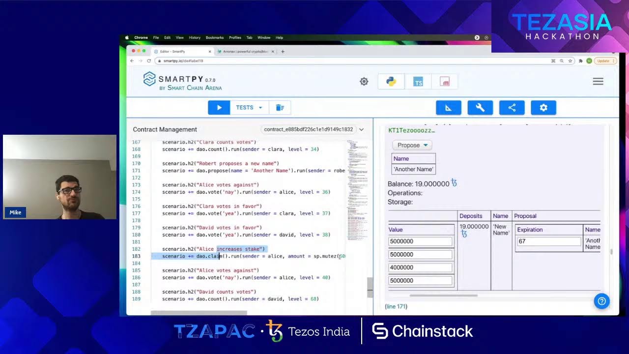 TezAsia - Session 1: Writing Smart Contracts  on Tezos in Python (SmartPy)