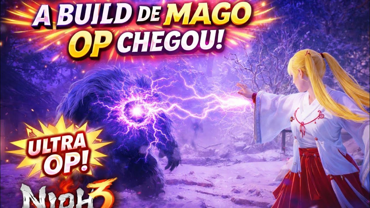 NIOH 3 A BUILD DE MAGO OP CHEGOU DETALHADA