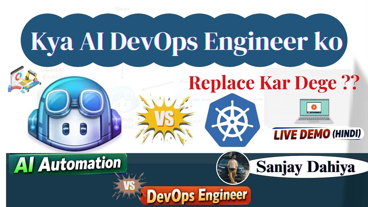 Заменит ли ИИ инженера DevOps? 🤯 Демонстрация GitHub Copilot + Kubernetes вживую (на хинди) #AI