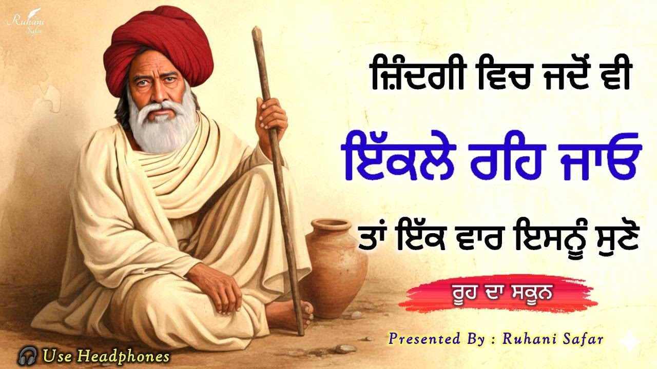 ਸਾਰੇ ਦੁੱਖ ਭੁੱਲ ਜਾਓਗੇ ਬਸ ਇਕ ਵਾਰ ਸੁਣ ਲਓ | Bulleh Shah Quotes | Life Lessons 