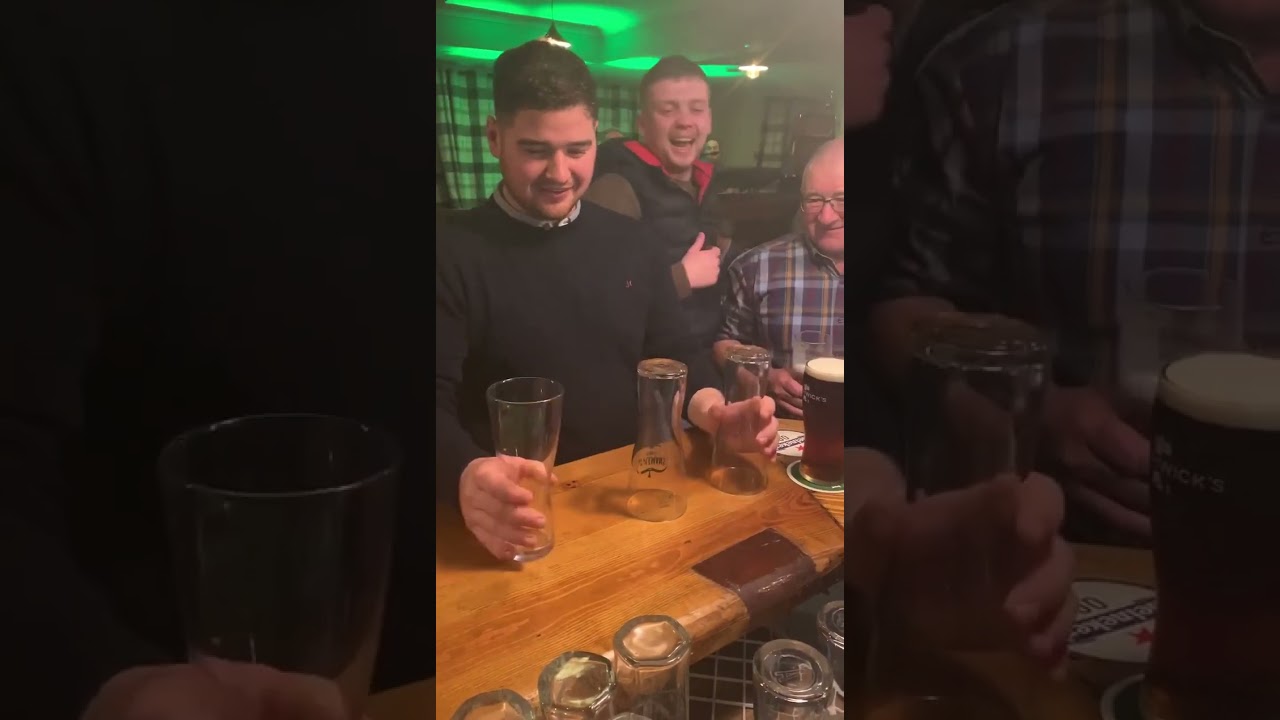 3 glass trick Will He has the 3 glasses facing down within 3 moves Ft  Magician Ross Daly.