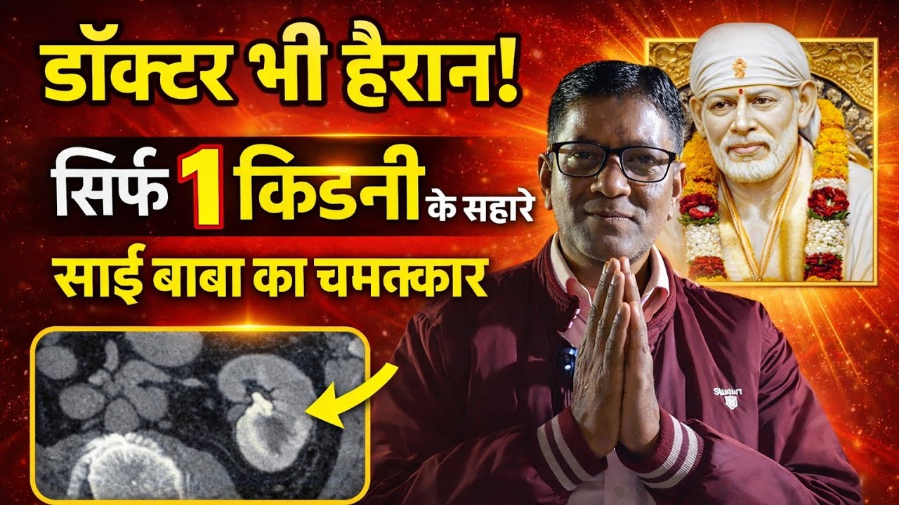 साईं बाबा के चमत्कार!! डॉक्टर भी हैरान है एक किडनी के सहारे साईं बाबा ने किया  चमत्कार