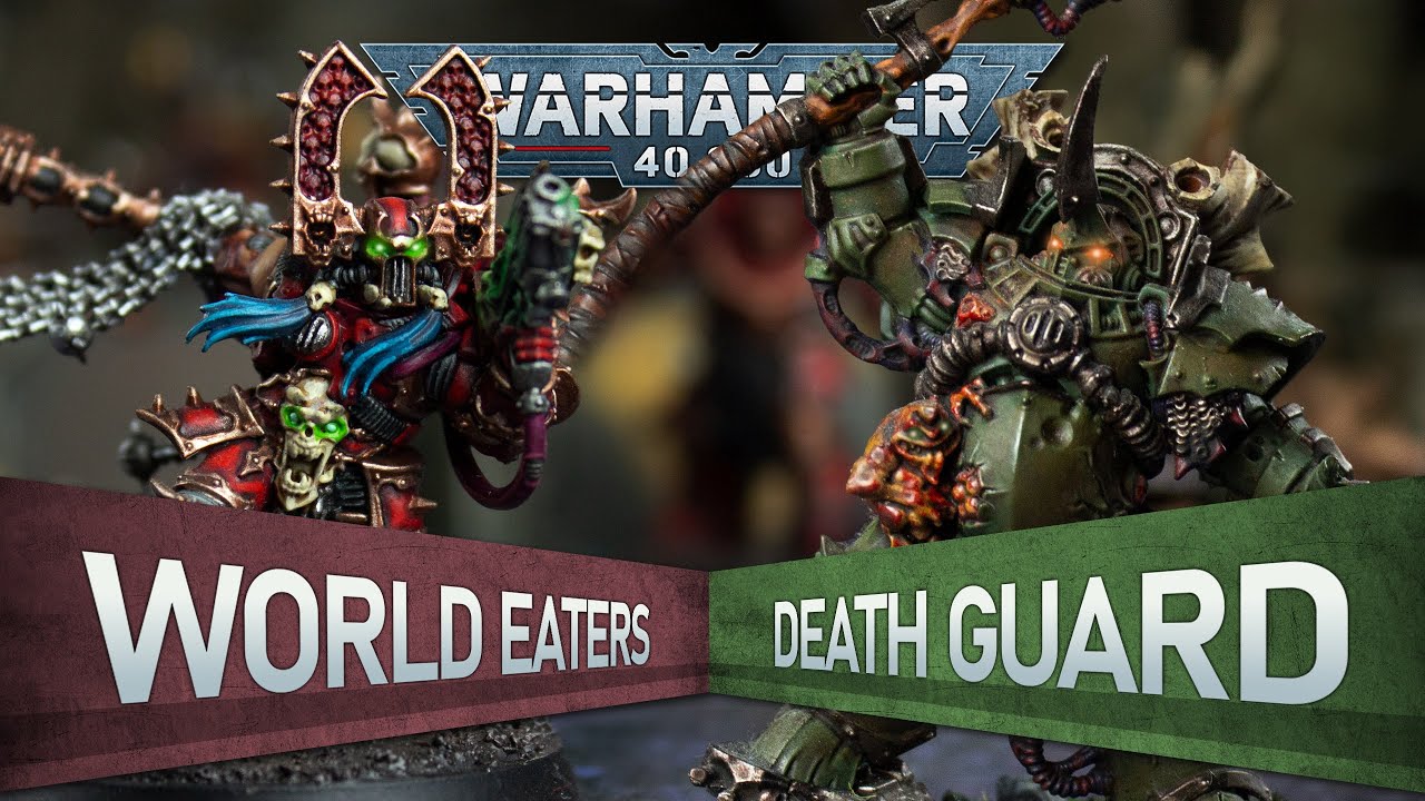 CHAMPIONS DER GÖTTER - Warhammer 40.000 World Eaters vs Death Guard / 1800p [Battle Report Deutsch]