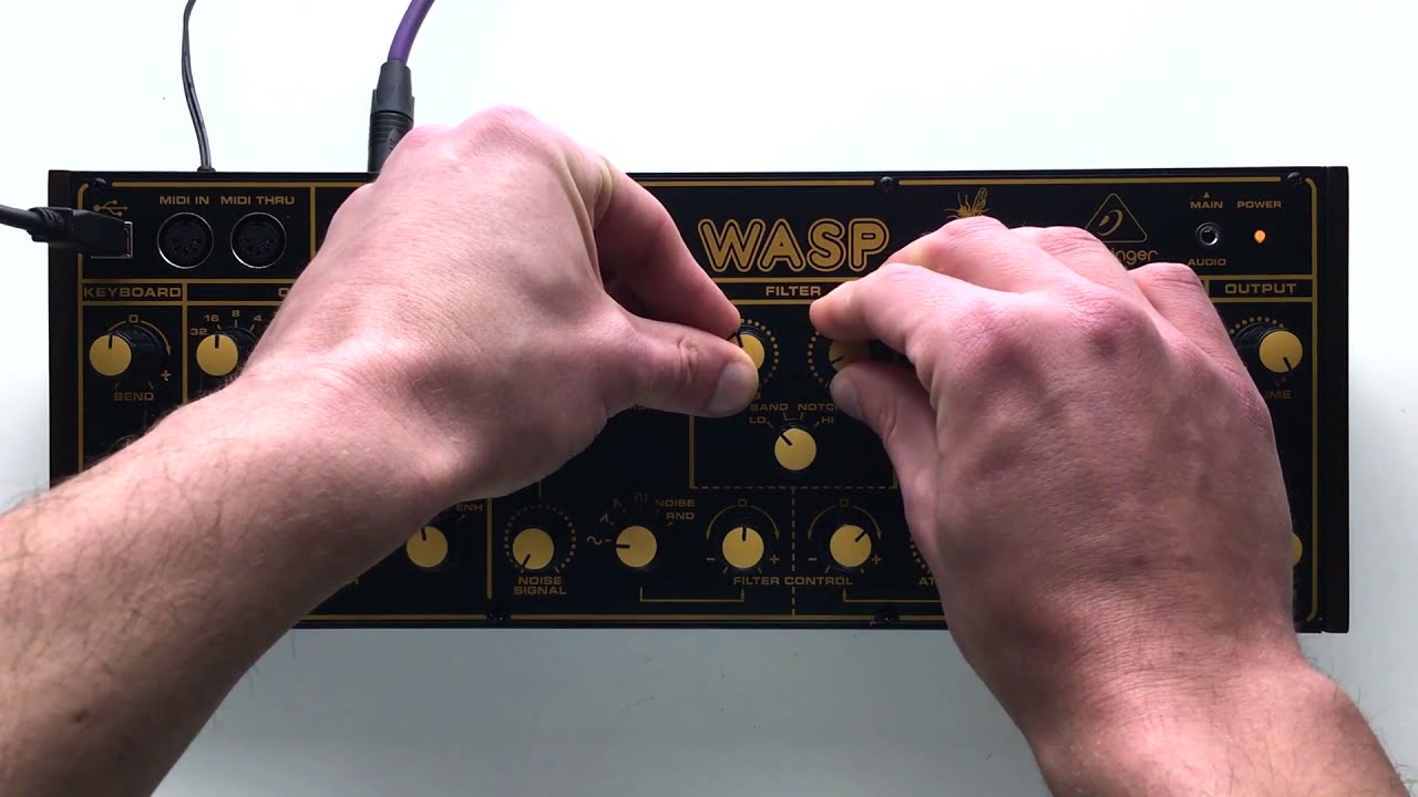 Behringer WASP Deluxe | Techno/House Sequence (No Talking)