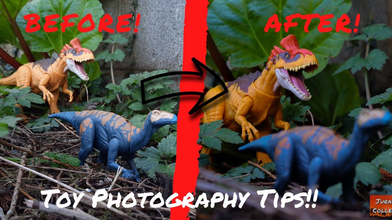 TOY PHOTOGRAPHY TIPS AND TRICKS!! How to improve your toy photography! ---- Jurassic Collector