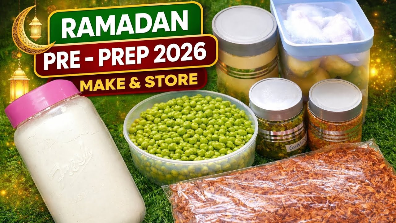 Ramadan Preparation Tips 2026 | Easy Kitchen Time-Saving Ideas! 🌙