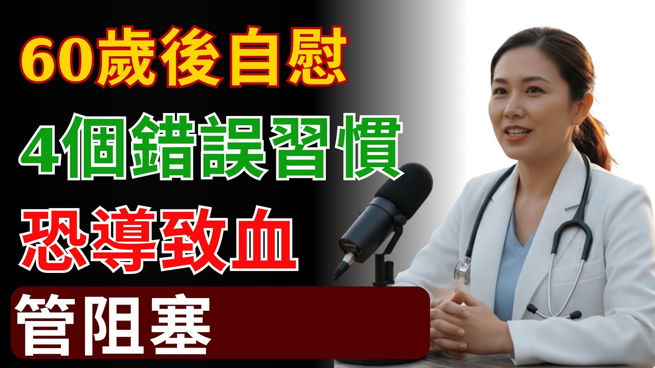 泌尿科醫師揭露：60歲後自慰的4個致命錯誤，正在悄悄傷害您的健康