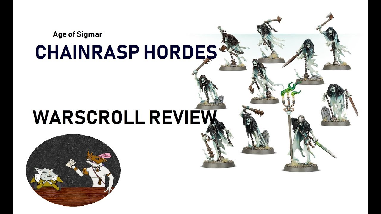 Age of Sigmar Chainrasp Hordes Warscroll Review