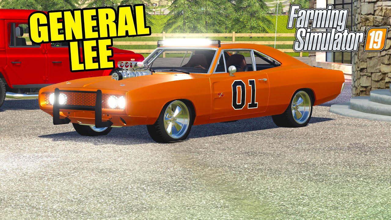GENERAL LEE IN FS19 (Mod Showcase) FARMING SIMULATOR 19