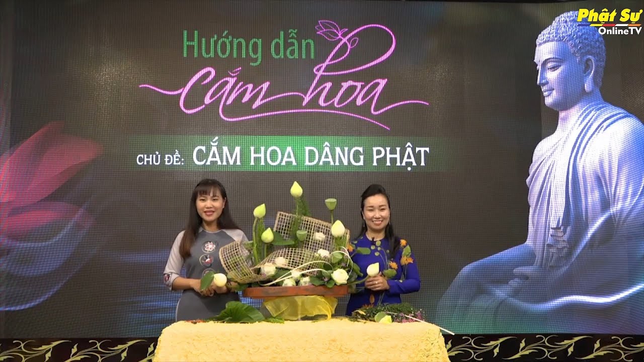 HƯỚNG DẪN CẮM HOA 3: HƯỚNG DẪN TRANG TRÍ TIỂU CẢNH HOA SEN